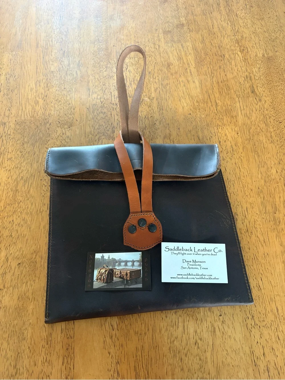 Saddleback, leather company, messenger bag